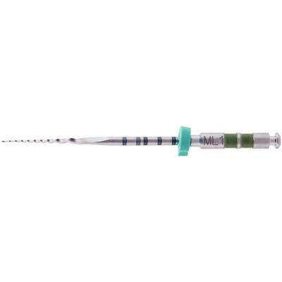 TF Adaptive files - ML1 27mm, Green, for Small Canals, 4/Box. TF (Twisted File) Adaptive Files are