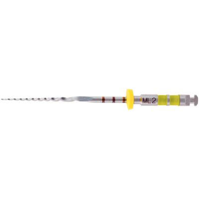 TF Adaptive Files - ML2 27mm, Yellow, for Small Canals, 4/Box. TF (Twisted File) Adaptive Files