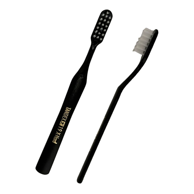Tandex 19 Adult Toothbrush, X-Hard, Assorted Colors, 3/Pk. Provides thorough cleaning with an