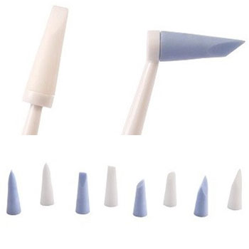 Esthetic Plus Refill - 4 Soft Brushes (Tips) for Modeling Composites. silicone brushes were