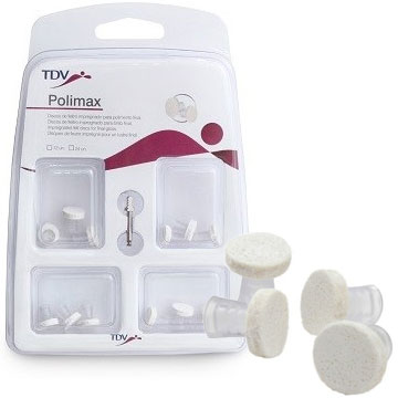 Polimax 24 impregnated felt wheels 9.5mm + mandrel