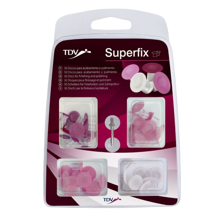 Superfix Sandpaper Discs - 50 FINE Discs + Mandrel CONTRA-ANGLE