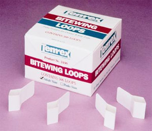 Temrex Bite wing loop for #0 and #1 film, box of 