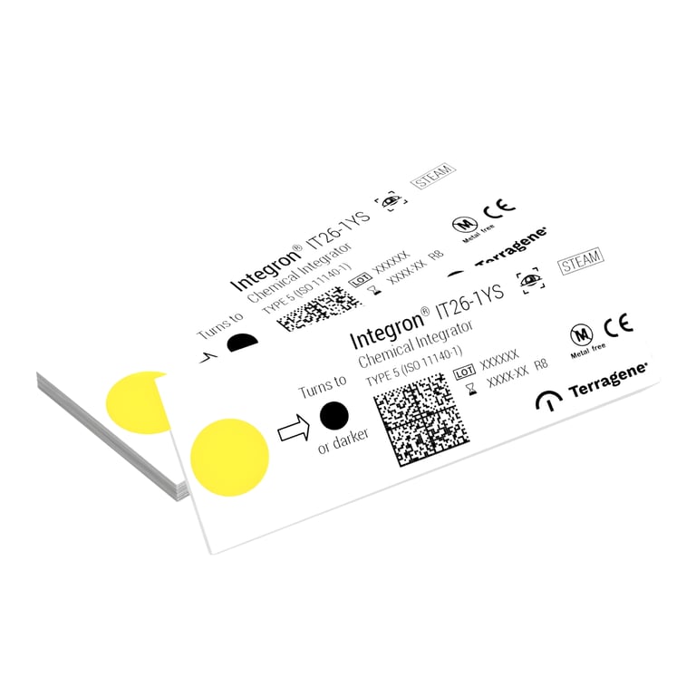 Integron Chemical Integrator for Steam, Type 5, 200/Pk. Type 5 Chemical Indicator compliant