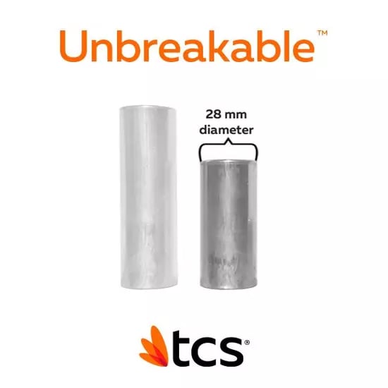 Unbreakable 28mm Large Cartridge Dark Pink, 5/Pk.