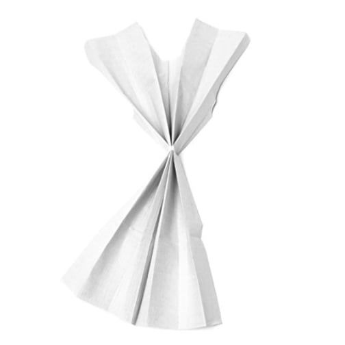 Avalon Papers Exam Gowns, Tissue/Poly/Tissue, White, Package of 50 gowns
