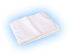 Fabricel 13" x 13" White Tissue/Poly Headrest Covers, Box of 500