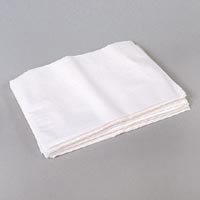 Fabricel 11.50" x 15" White Tissue/Poly Headrest Covers, Box of 500