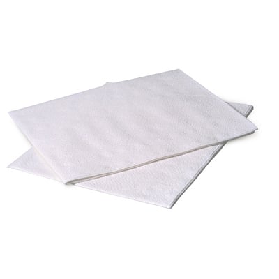 Tidi Choice Crepe Sheet, 18" x 24", White, 1000/Box. 1-Ply Crepe, latex free (LF) pre-cut flat