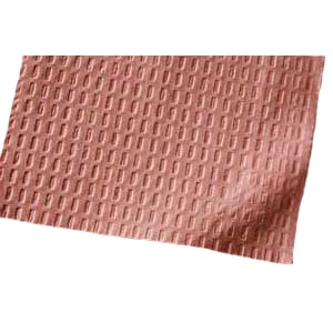 Tidi Patient Bibs MAUVE 13" x 18" 3-Ply Paper/1-Ply Poly 500/Cs. Plain Rectangle