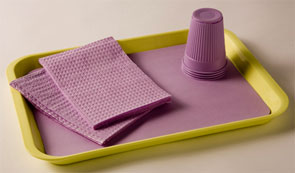 Tidi 8.5" x 12.25" Ritter "B" - Lavender Heavyweight Paper Tray Cover, Box of 1000