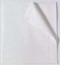 Tidi White Cover-All Drape Sheets 30" x 48", Case of 100 Sheets