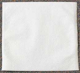 Tidi 10" x 13" White Tissue/Poly Headrest Covers, Box of 500