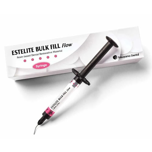 Estelite Bulk Fill Flow A2 Composite 3.0 g Syringe,10 Dispensing Tips