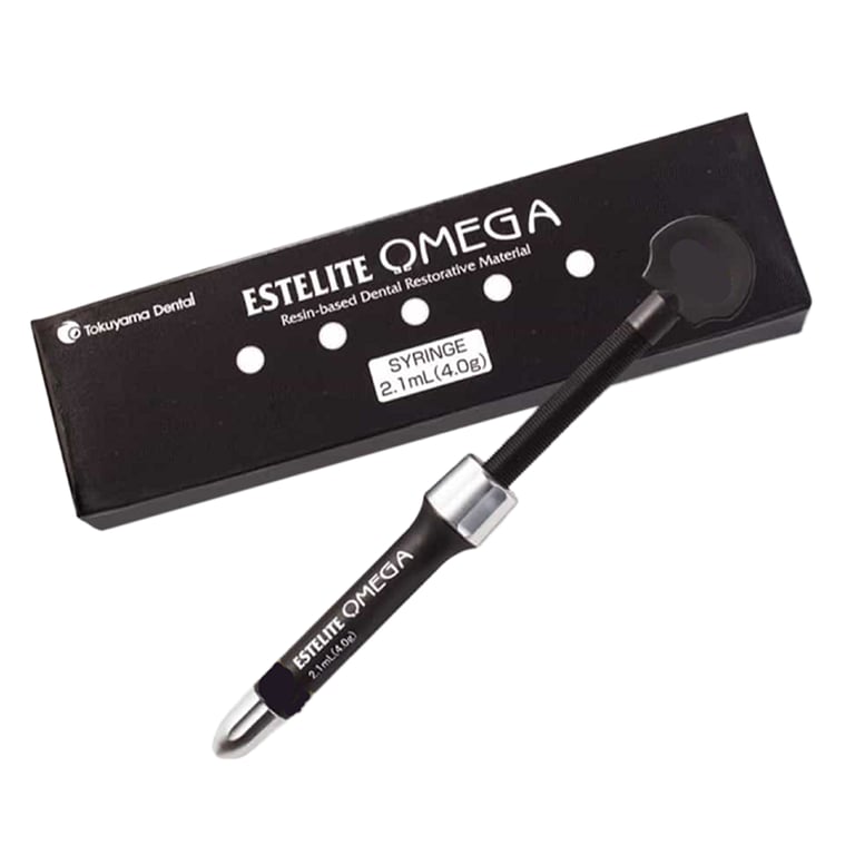 Estelite Omega Polychromatic Light-Cure Composite Syringe, Shade EB1, 4gm Syringe, 1/Pk. Features
