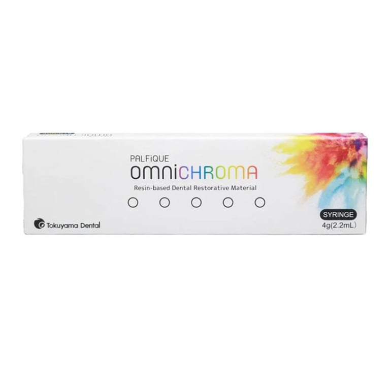 Omnichroma Resin Based Light-Cure Restorative Composite Syringe, Universal, 4gm, 1/Pk. Features