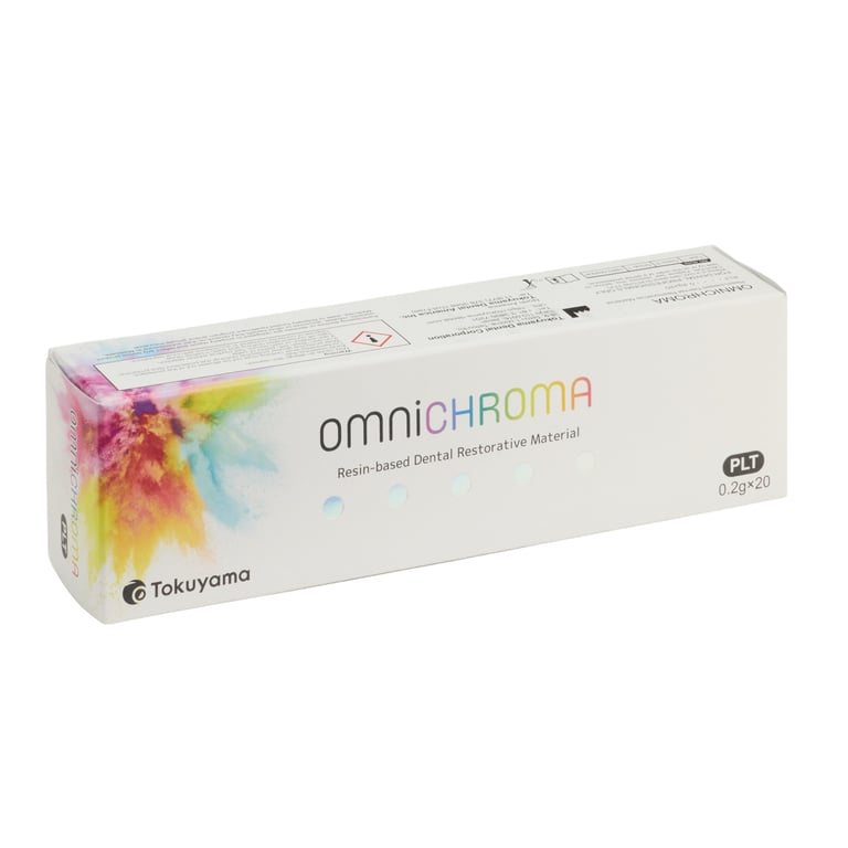 Omnichroma PLT, Universal Shade - 20 x 0.2 g compules. Resin based restorative material with Smart