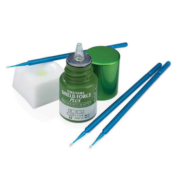 Shield Force Plus Light-Cured Desensitizer - Kit: 3ml Bottle, 25 Fine Applicators and Dispensing