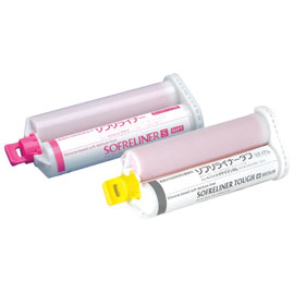 Sofreliner Tough M (Medium) Cartridge Refill 54 g - Silicon Denture Relining Material: 1 - 54 g