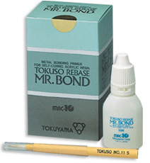 Tokuso Rebase MR. Bond Metal Primer for Self-Curing Acrylic Resin. Kit: 5.5 mL Bonding Liquid, 2