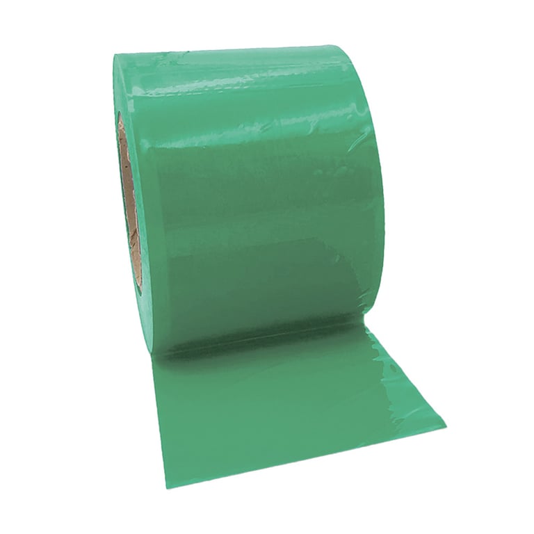 Top Quality Manufacturing 4" x 6" Barrier Film, Green, 1200 Sheets/Roll. Disposable, transparent