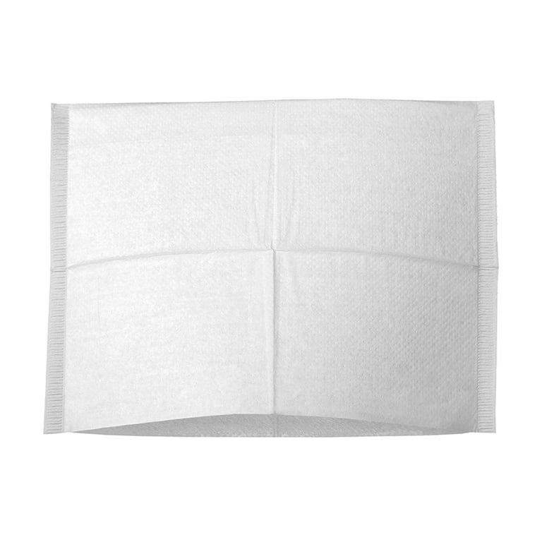 Top Quality Manufacturing 10" x 10" 2-Ply Tissue / Poly Headrest Cover, Non-Sterile, White, 500/Box