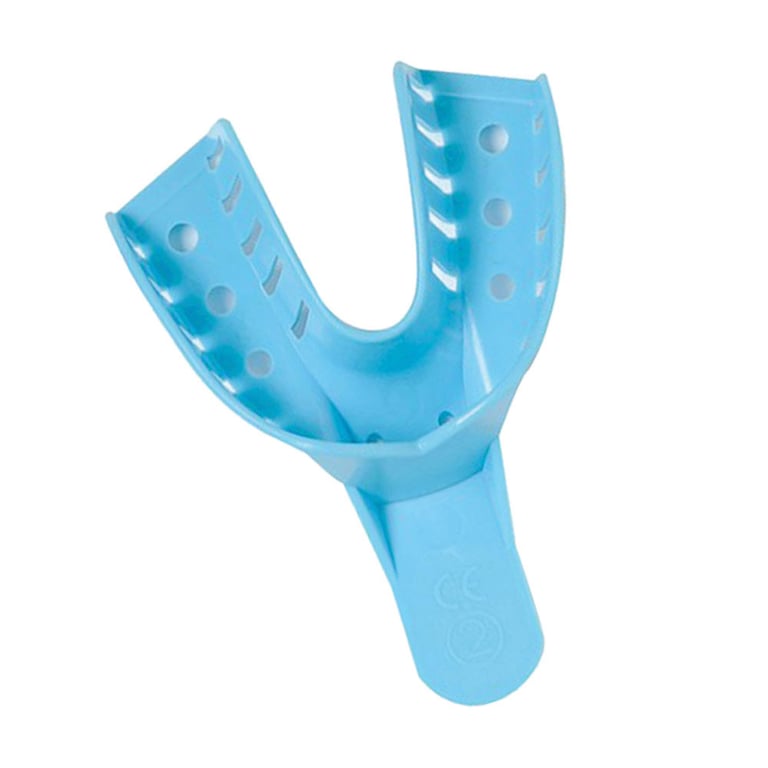 Top Quality Manufacturing #2 Large Lower Perforated Impression Tray, 12/Pack