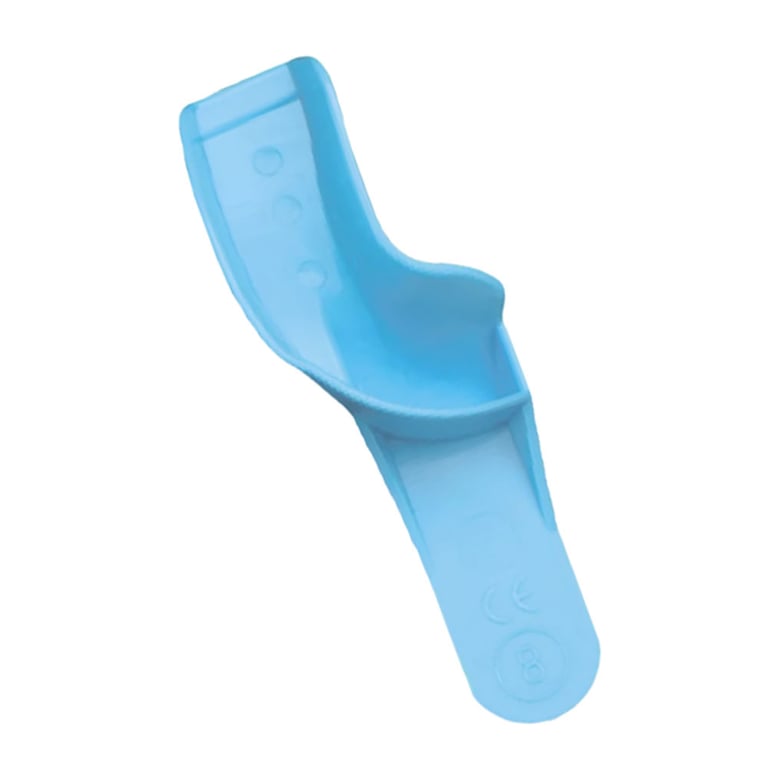 Top Quality Manufacturing #8 Quadrant Upper Right, Lower Left Solid Impression Tray, 12/Pack