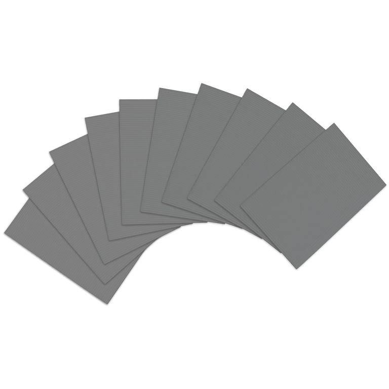 Top Quality Manufacturing 2-Ply Paper/ 1-Ply Poly Bibs, 13" x 18", Grey, 500/Case. Provides