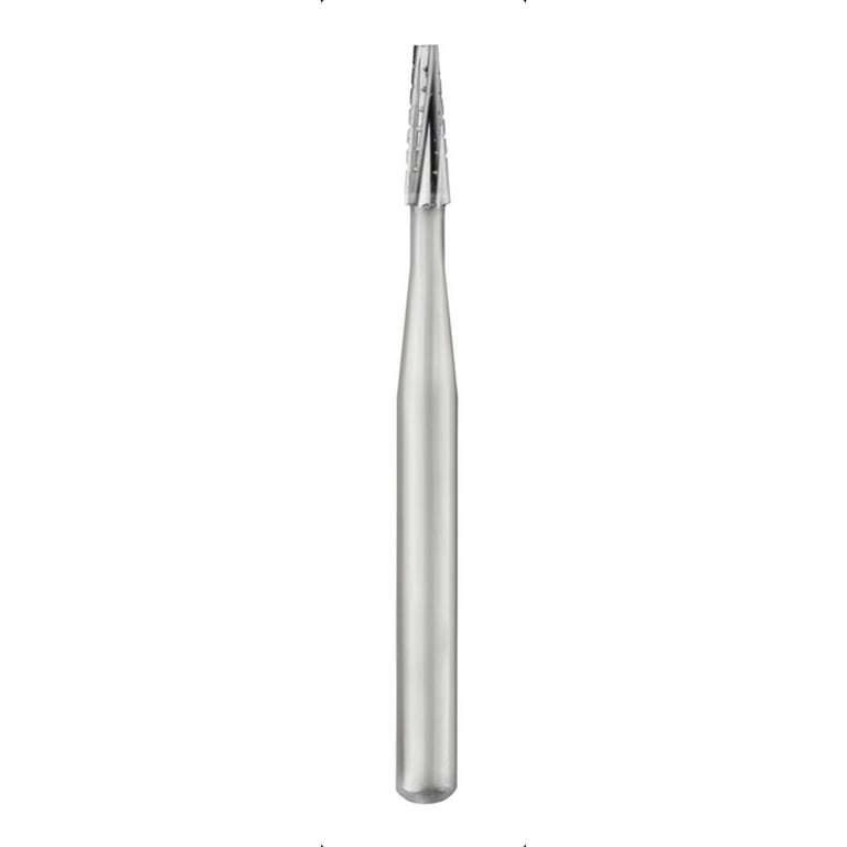 Top Quality Manufacturing FG #701 Carbide Bur, Taper Flat End Crosscut, 100/Pk. Creates diverging