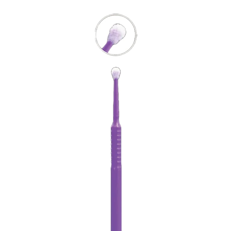 Top Quality Manufacturing Micro Applicator Tips, Purple, Regular Tip, 100/Pk. Lint-free, absorbent