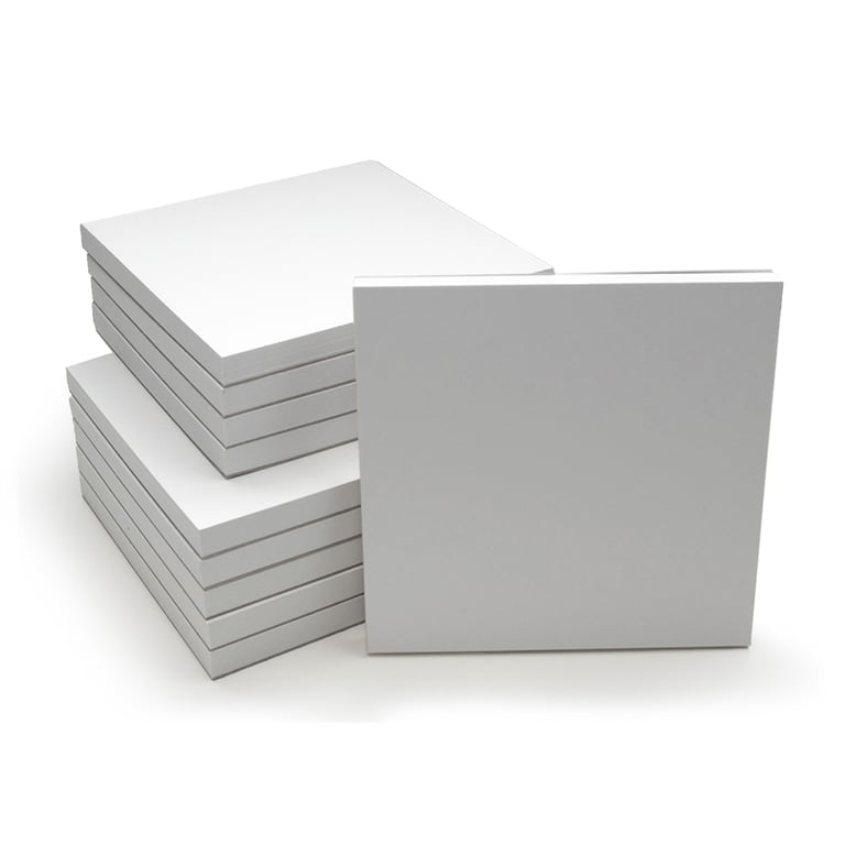 Top Quality Manufacturing Poly Coated Non-Skid Mixing Pads, 6" x 6", 50 Sheets/Pad, Single Pad