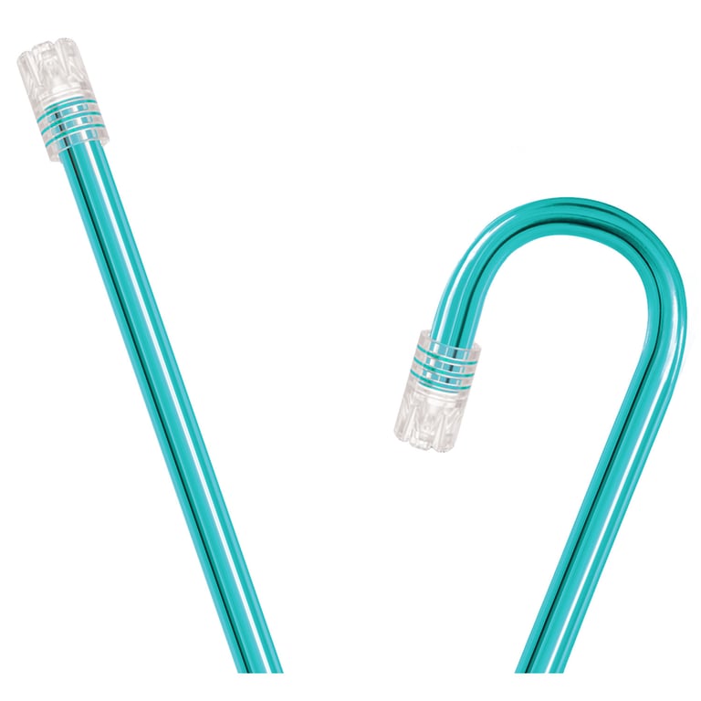 Top Quality Manufacturing Saliva Ejectors, Clear Aqua with Clear Tip, 1000/Case. Vented tip