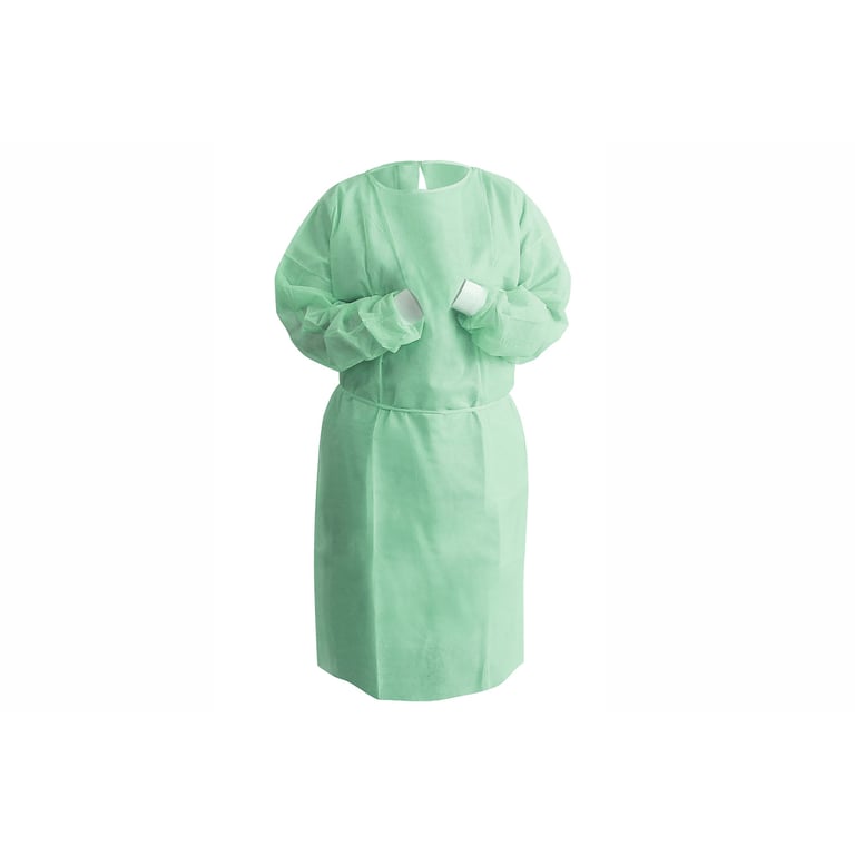 Top Quality Manufacturing Tie Back Isolation Gown