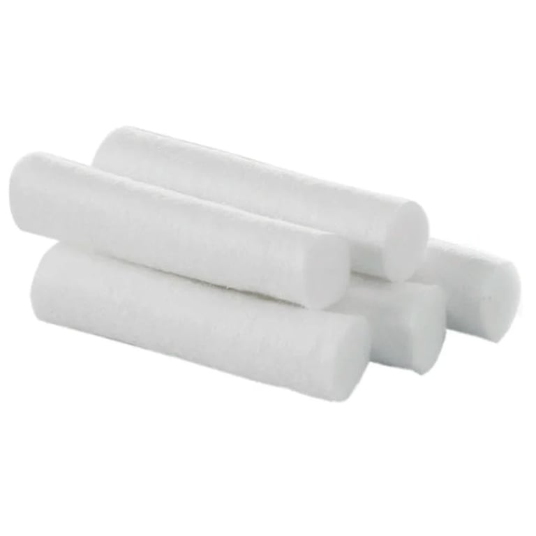 Top Quality Manufacturing Cotton Rolls, 1.5" x 3/8", 2000/Case. 100% pure white cotton fiber