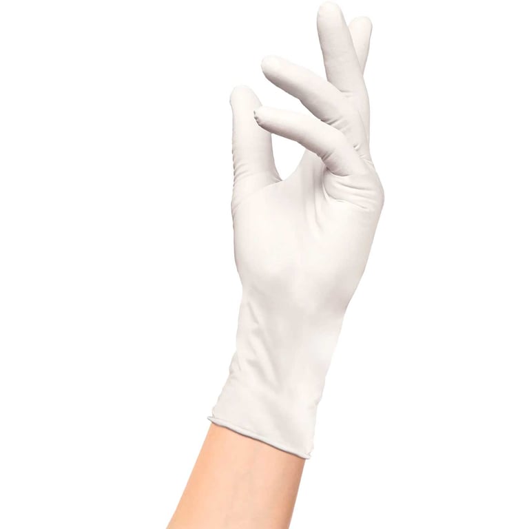 TruGrip Latex Exam Gloves, Powder Free, X-Small, 