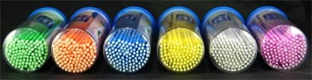 TPC Advanced Technology Regular tip - Assorted Colors. Box of 4 tubes of 100 applicators each
