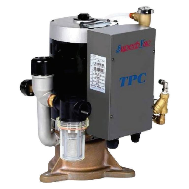 TPC Superb Vac 5-User Wet Ring Vacuum System, Single 2 HP 220 V w/ Recycler, Single Unit. Durable