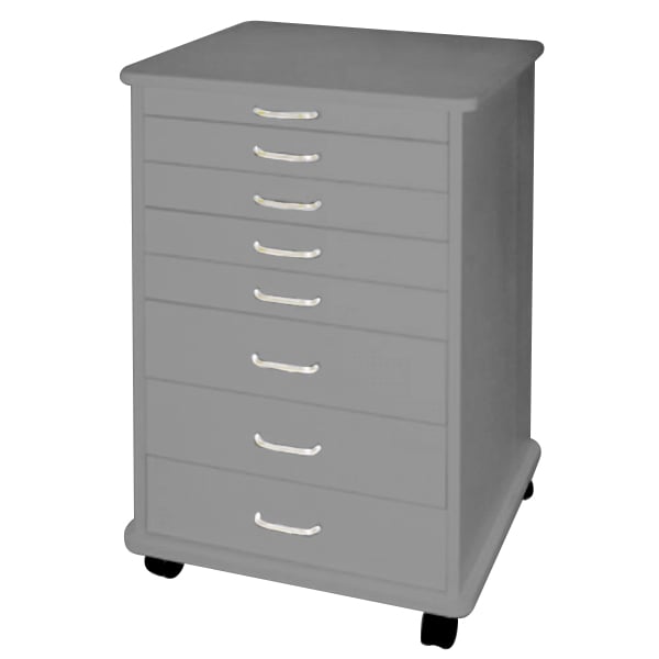 TPC Doctor&rsquo;s Mobile Cabinet - Grey. Dimensi
