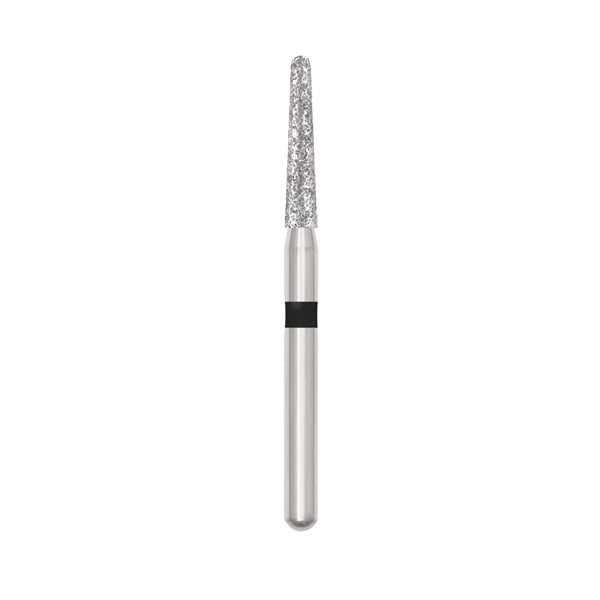 TriRockDental FG #856-016SC Round End Taper, Super Coarse High Quality Diamond, 10/Pack. Made