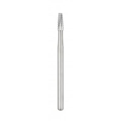 TriRockDental HP #702 Taper Fissure Crosscut Carbide Burs, 50/Pk. For slow speed straight nose cone