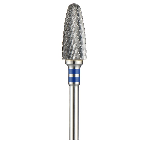 TriRockDental #84T, Medium Bullet Shape - Diamond Cut 1/Pk. 6.0 mm Head. Lab Bur with Excellent