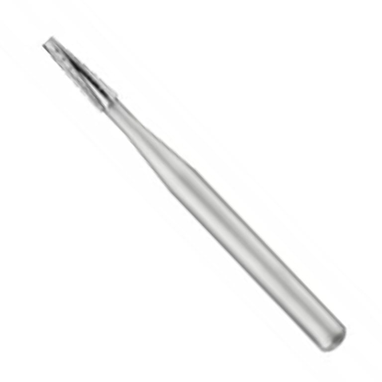 TriRockDental FG #701 SL (Surgical Length) Taper Flat End Crosscut Fissure (FG701SL-TRD-100)