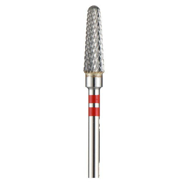 TriRockDental #47XF, Fine 4mm Head Taper Shape - Diamond Cut 1/Pk. Lab Bur with Excellent cutting