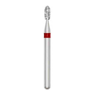TriRockDental FG #379-023 Fine, Football, Multi Use Diamond Bur, 25/Pk