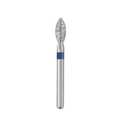 TriRockDental FG #868-024 Medium, Pointed Football, Multi Use Diamond Bur, 25/Pk