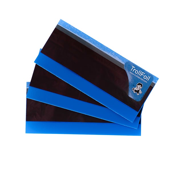 TrollFoil Double Sided Blue 3" x 0.75" 8-Micron 100/Bx