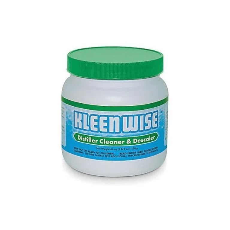 Kleenwise Distiller Cleaner and Descaler, 40 oz. Jar. Lasts up to a year. Environmentally safe