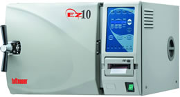 Tuttnauer EZ10 Autoclave with Printer - Fully Automatic, External Dimensions: 21.5"D x 20"W x