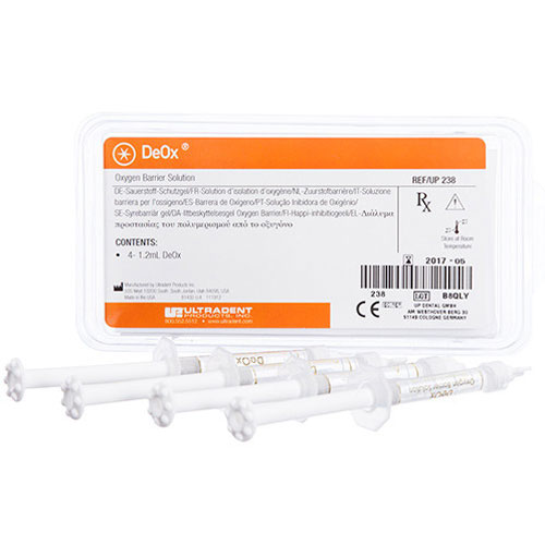 DeOx viscous glycerine-based gel, 4 x 1.2ml Syringes. Designed to prevent formation of an